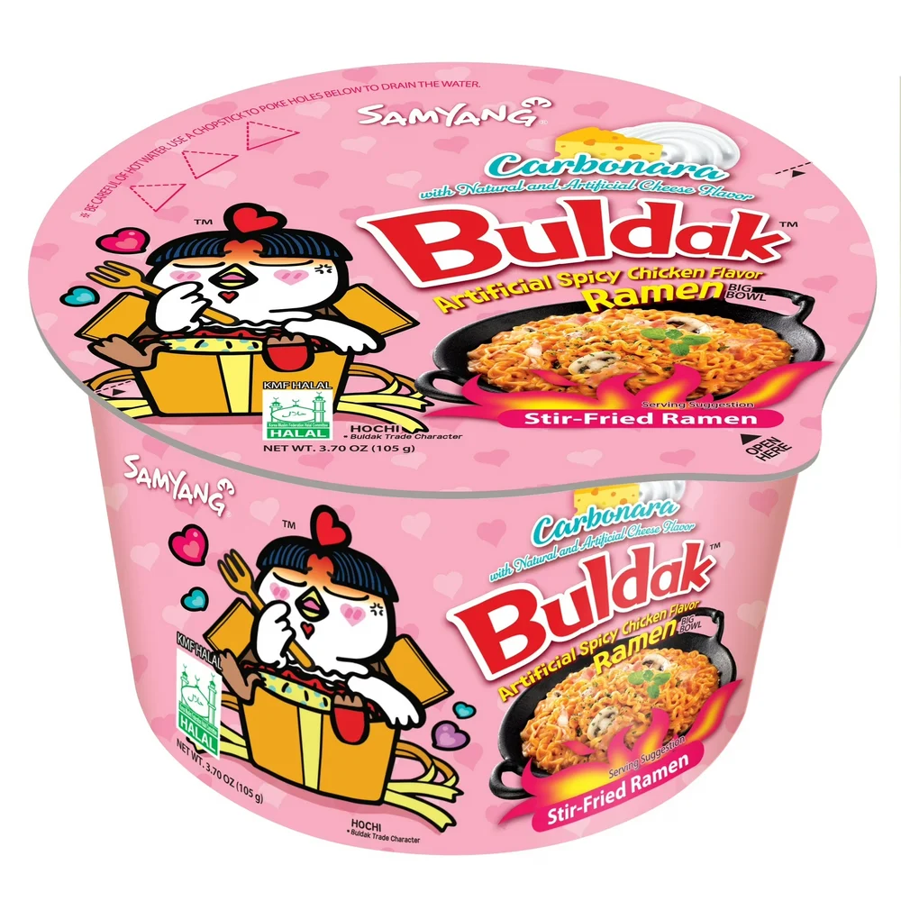 Carbonara Buldak Spicy Chicken Ramen