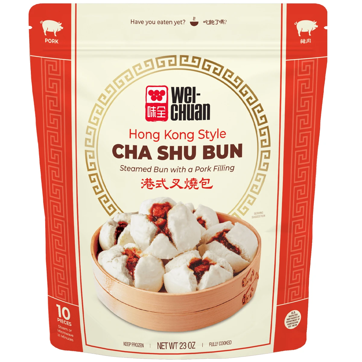 Fully Cooked Hong Kong Style Cha Shu Bun