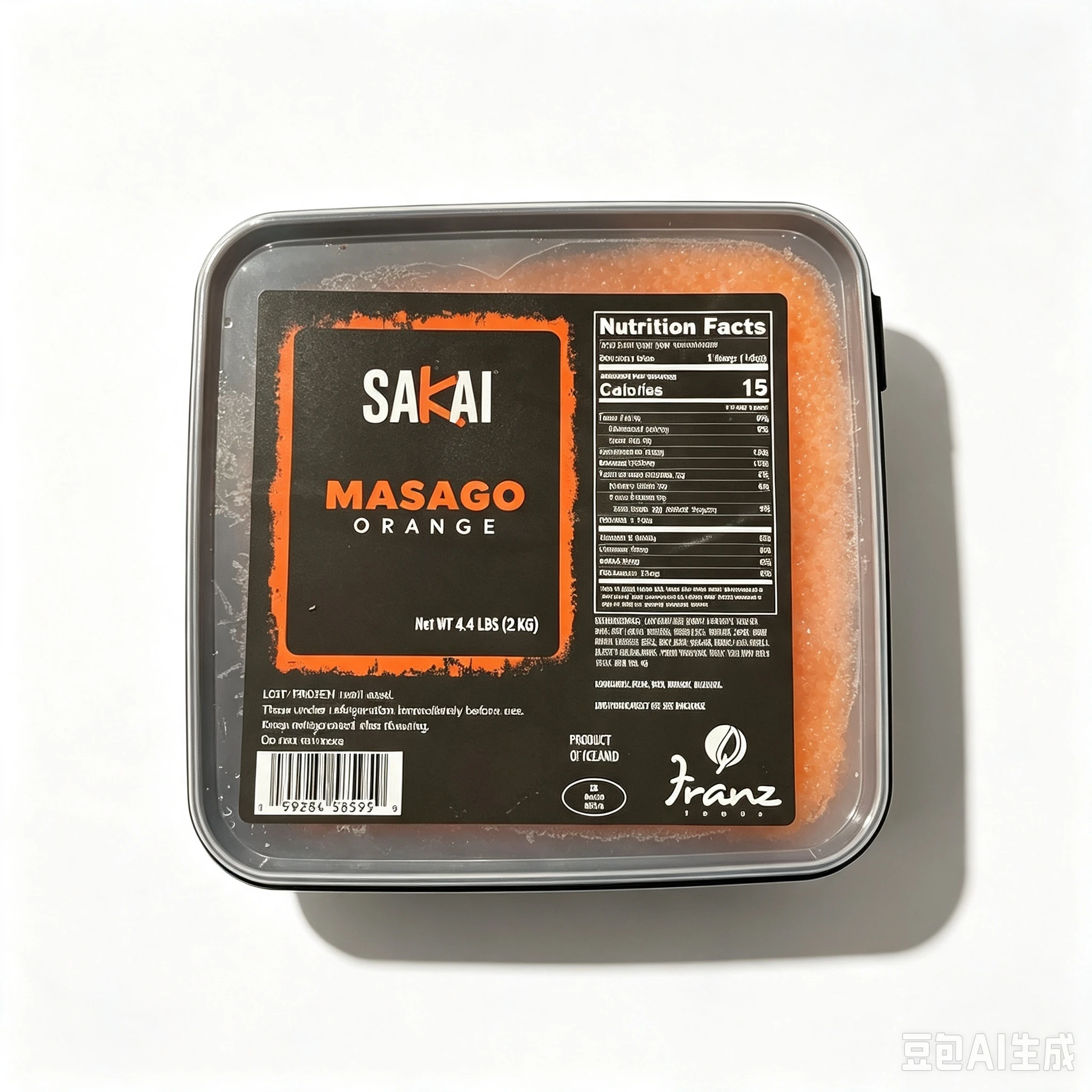 Masago Orange (Seasoned Capelin Roe)