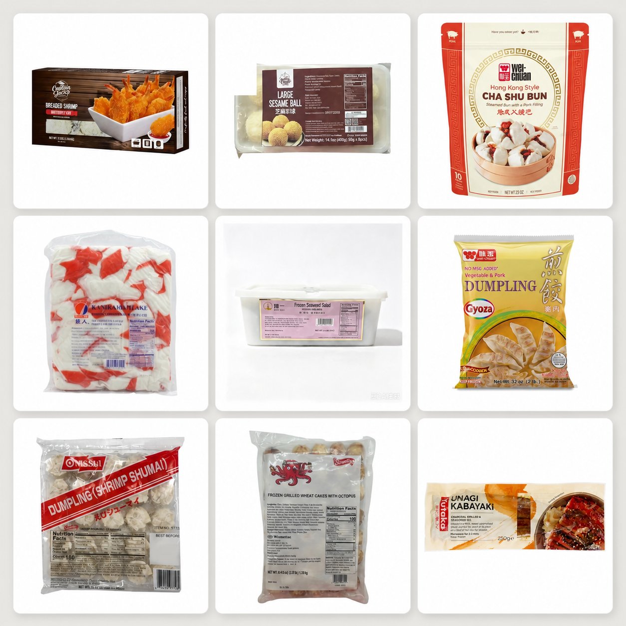 Frozen prepared food category