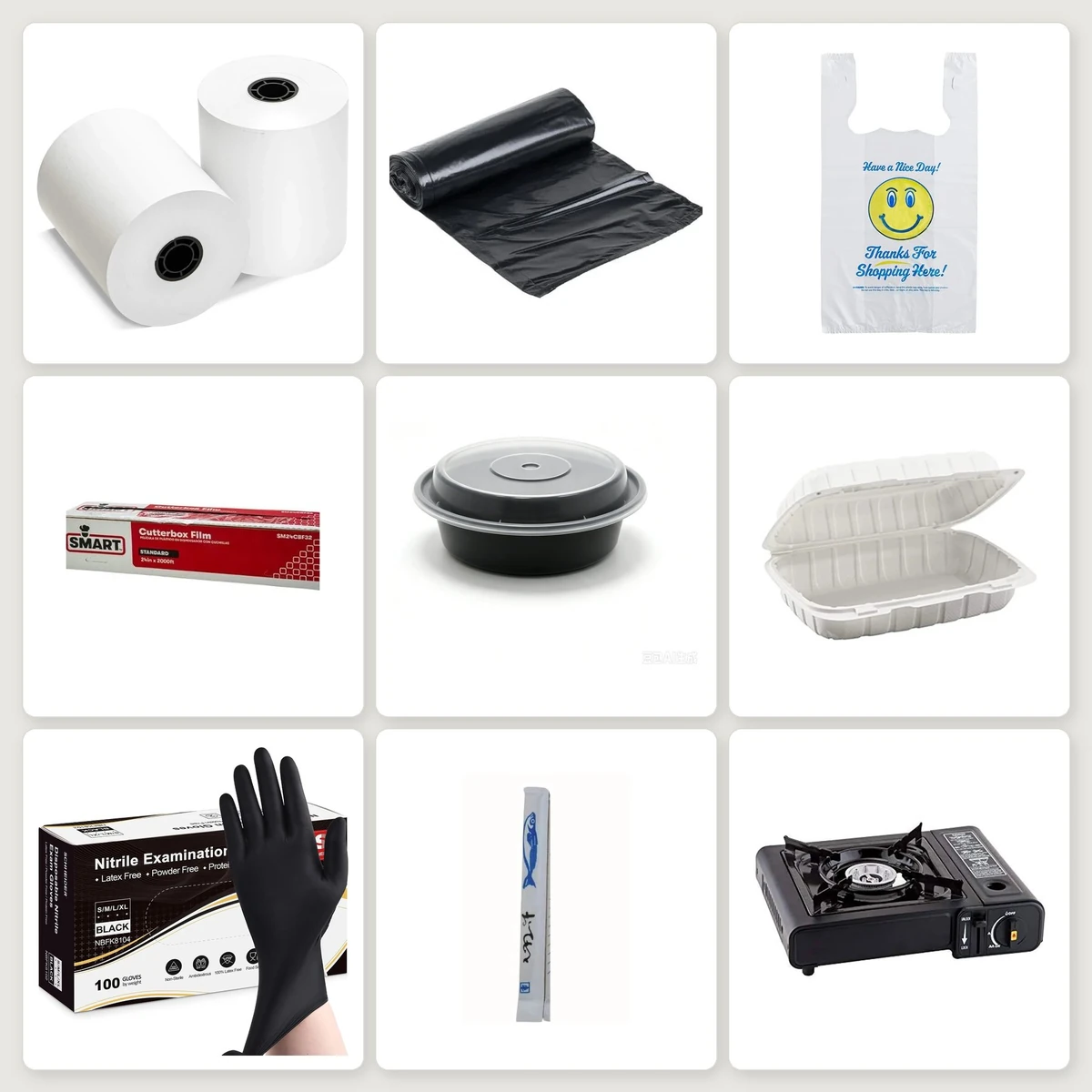 Non-food restaurant supplies category